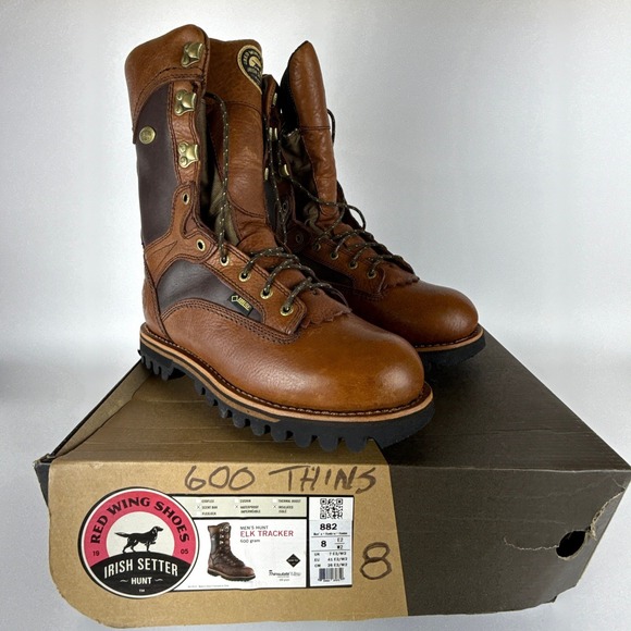 Irish Setter Other - Irish Setter Elk Tracker 882 Men Hunting Boots 600g Insulated Brown Leather 8 E2